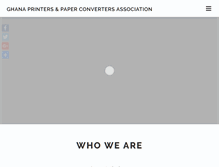 Tablet Screenshot of ghanaprinters.com